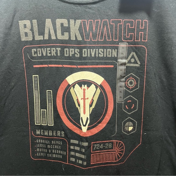 Funko Black Watch T Shirt Size XL Short Sleeve Graphic Print NEW - Picture 2 of 6